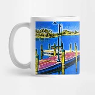 The Dock In Fauvism Mug